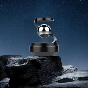 Star Solar Powered Levitating Ball Air Freshener for Car Dashboard, Aesthetic Car Decor | Best Quality?( Random Color ) - Image 2