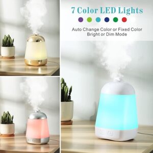 Cold Mist Aromatherapy Humidifier Electric Aroma Infuser for Home Bedroom Office 200ml (random color) - Image 5