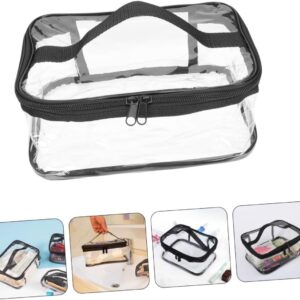 Clear Travel Makeup Bag ? Waterproof, Portable, and Stylish Organizer for Cosmetics & Toiletries - Transparent Clear Cosmetic Bag, Portable Toiletry Bag, Zipper Organizer, Transparent Travel Makeup Pouch - Random Color - Image 5