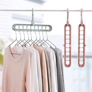 Magic Hanger Multipurpose 9 Hole Space Saving Closet Organizer ? Multicolor - Image 1