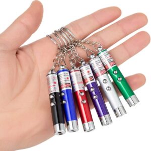 (1 pcs ) Laser LED Light with Key Chain | Mulituse Laser Pointer (random color) - Image 4