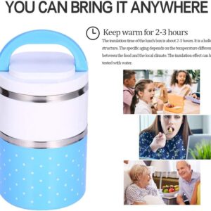 Lunch Box 2 Layer   For Kids and Adults (random color) - Image 4