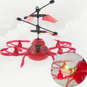Aircraft Hand-Controlled sensor helicopter Rechargeable + light   for kids (random color) - Image 1