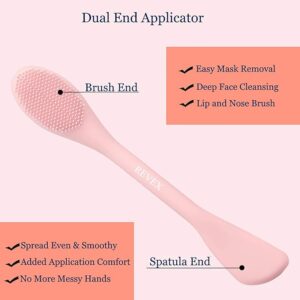 Silicone Face Mask Brush Applicator | Facial Mask Brush for Mud, Clay, Charcoal Mixed Mask | only 1 piece. - Image 3
