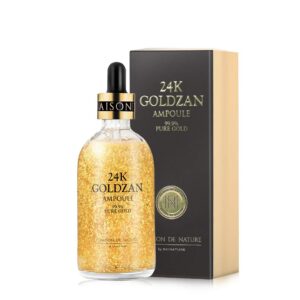 24k GOLDZAN AMPOULE Whitening Serum nourish the skin, soft, moisturized 100ml - Image 4