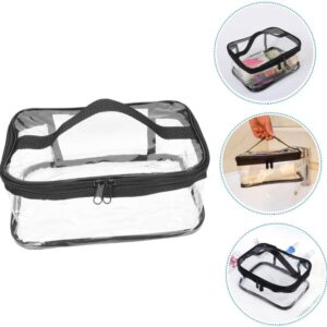 Clear Travel Makeup Bag ? Waterproof, Portable, and Stylish Organizer for Cosmetics & Toiletries - Transparent Clear Cosmetic Bag, Portable Toiletry Bag, Zipper Organizer, Transparent Travel Makeup Pouch - Random Color - Image 4