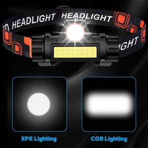Portable Mini High Power LED Headlamp Flashlight for outdoor camping and cycling, hiking, working, racing - Image 4