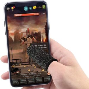 2 Pc Touch Screen Finger Sleeve, Mobile Game Fingering Sleeve, Anti-slip Anti-sweat Ultra-thin Breathable Touch Screen Finger Sleeves for Android Mobile Games - Image 2