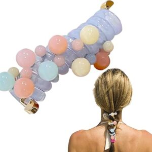 (pack of 2 )Girls hair plastic Telephone Wire Spiral (random color) - Image 3