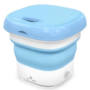 Mini Semi-Automatic Folding Washing Machine with Dryer ? Compact & High Quality( Random Color ) - Image 4