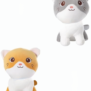 Cute Soft Cat Sitting Stuff Toy / Plush Toy | Cat Stuffed Animals - 25 CM (random Color) - Image 4