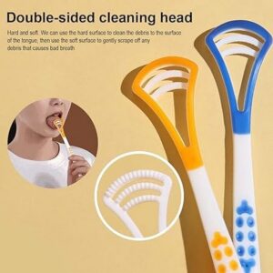 1 Piece Tongue Scraper | Tongue Cleaner | Double Head Tongue Cleaner | Reduce Bad Breath (random color) - Image 3
