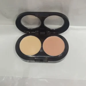 Creamy 2 in 1 Concealer Kit Warm Beige Creamy Concealer + Pale Yellow Sheer Finish Pressed Powder - Image 3