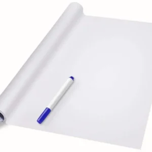 Artisan - Dry Erase Whiteboard Sticker Vinyl Sticker, Self-adhesive & reusable White Board Peel Stick for School,Office,Home,Kids Drawing with 2 erasable markers(good quality ) - Image 3