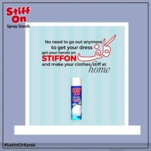 Fabric Starch Spray  Stiff On for crisp and fresh clothes - 567gram - Image 3