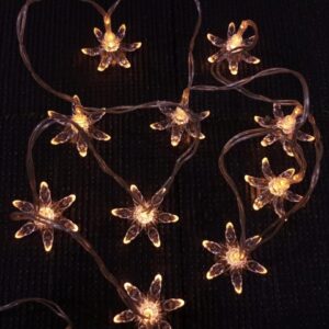 Blossom Flowers Fairy Light <b>( 10 Flowers In String 5ft Length )</b> - Image 1