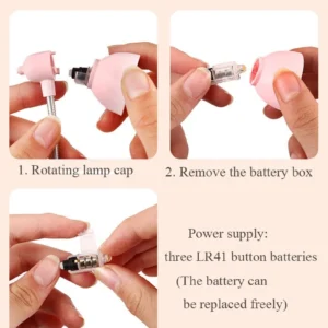 1Pc Mini Led Clamp Reading Lamp Night Lights (Random color) - Image 1