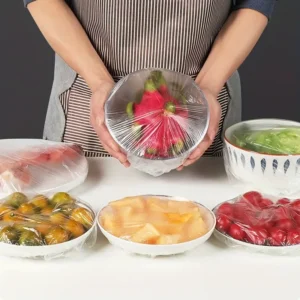 ( 2 in 1 ) stack- up shelf and disposible food bag (100 pieces) (random color) - Image 4