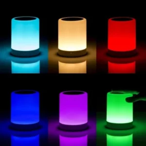 Portable Touch Lamp Bluetooth Speaker | Smart Touch Night Light Desk Lamp Color Changing - Image 3