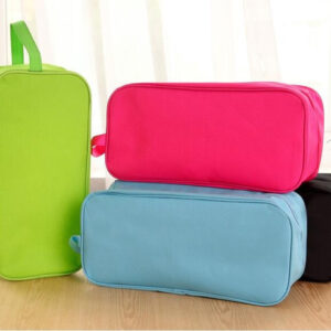 Pack of 2 - Travel Shoes Organizer Storage Bag (Random Color) - Image 1
