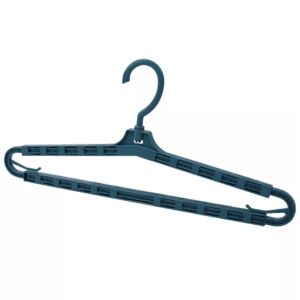 1 PC - 360 Degree Shrinkable Hangers for Clothes Swivel Hook Strong and Durable Clothes Hangers for Sheet Coats Pants (Random Color) - Image 3