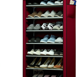 7 Layer Portable Dustproof Shoe Rack Non-woven Shoe Rack Storage Bag Closet Household Shoe Storage Rack Storage Cabinet ( Random Color) - Image 1