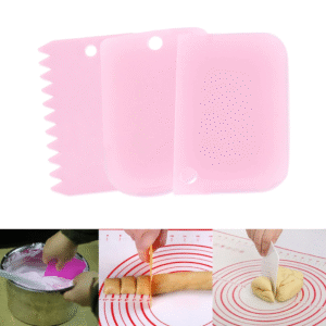 3PCS/Set DIY Cake Cream Scraper Set Cake Decorating Tools Multifunctional Irregular Teeth Edge Kitchen Baking Tool(Pack of 3) - Image 5