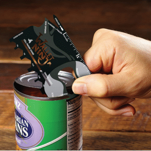 Ninja Wallet 18 in 1 Multifunction Survival Tool Outdoor Screwdriver, Bottle Opener, cell phone stand Stainless Steel (random color) - Image 1