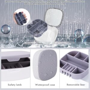 Small Jewellery Box, Jewellery Box, Portable Jewellery Box, Girls' Earrings, Cut Necklace Box, Can Be Placed in the Bag of the Bag at Home (Pink Or Silver Colors) (Random Colors) - Image 5