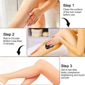 Magic Crystal Hair Remover Bleame Crystal Hair Eraser ? Painless Exfoliation Hair Removal Tool For Arms Legs Back (random color) - Image 3