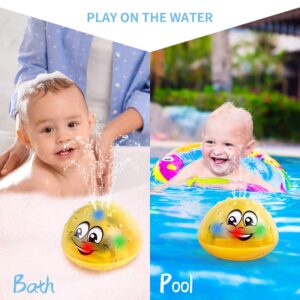 Refasy Children Bath Toys Automatic Water Spray Bathtub Toy for Kids Infant - Spray Ball - Image 5