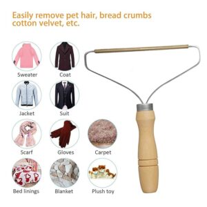 Portable Manual Hair Remover Coat Roller Hair Remover Double-sided Shaving Knife Pet Hair Cleaning Brush Sofa Shaving Ball Too - Image 4