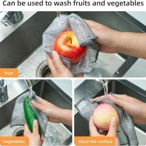 (pack off 10) Dish washing Cleaning cloth | Wire Dish washing Rugs for Kitchen Dishes - Image 1
