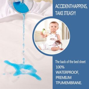Waterproof Mattress Protector | Fitted Breathable Mattress Cover - Image 4