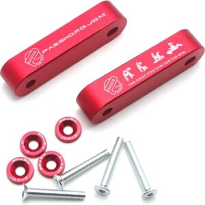 Car Hood Spacer Riser Kit | Vehicle Hood Bonnet Vent Space Modification Kit, Aluminium Alloy Billet - Image 5