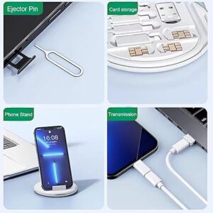Multifunctional Data Cable Set 60W Fast Charging Cable for Android & Iphone (Random color) - Image 3