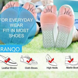 Silicone Gel Half Toe Heel Sleeve | Forefoot Insole Shoes Pain Relief Pads for Men and Women - Image 1