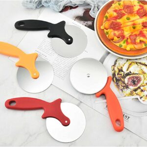 Pizza Cutter, Pizza r Big Size Cooker Stainless Steel, Commercial Use, Kitchen Helper(random color) - Image 1