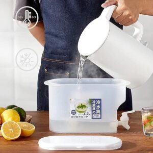 1.5 Litre Cold Kettle with Tap Fridge and Chilled Drink Jug Dispenser - Image 2