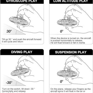 flying fidget spinner drone Flying Ball with LED lights Sensory Fidget Mini Toys (Random Colors) - Image 2