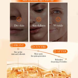 Sadoer 5x Vitamin C Skin Active whitening Cream | Vitamin C Hydrating Face Cream - Glowing & Repairing Moisturizer for Fine Lines, Wrinkles & Uneven Skin Tone | Whitening Cream - Image 2