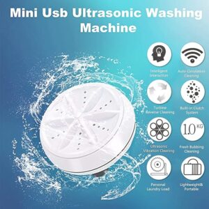 USB Travel Washer Washing Air Bubble Machine Ultrasonic Rotating Turbine Washing Machine for Socks Underwear Wash Dishes - Image 5