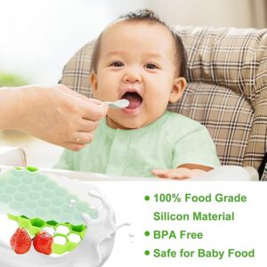 Silicone Ice Tray With Plastic Cover Cap | Push Pop Out Round Mini Ice Cube Trays - (1 PC) (random Color) - Image 5