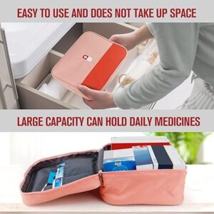Empty Medicine Pills Storage Box Organizer | First Aid Kit Medicine Bag Portable Waterproof Outdoor Travel (Random color) - Image 3