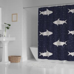 Bathroom Shower Curtain ,Modern Waterproof with 12 Hooks(random ) - Image 3