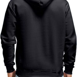 Men's Fall and Winter Casual Solid Color Hooded Sweater No Pockets Top Hoodies for Men with Designs Boys Hoodies - Image 3