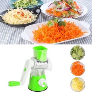 Drum Cutter TableTop Drum Grater | Manual Vegetable Cutter Slicer & Grater | Multi-Functional Kitchen Gadget ( Random Color ) - Image 4