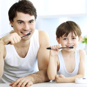 deal pack off 2. Micro Nano Tooth Brush + Tongue Cleaner Scraper for Sensitive Gums Toothbrush (Random Color) - Image 3