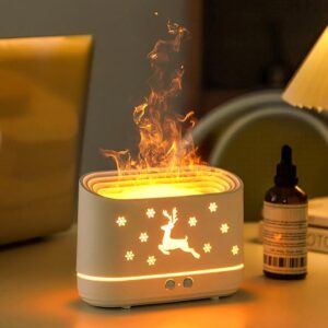 Flame Design Humidifier Essential Oil Diffuser for Bedroom Living Room Office - Image 3