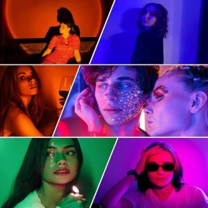 Sunset lamp multi color with remote - Image 4